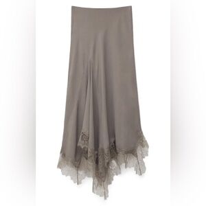 NWT & other stories lace handkerchief hem skirt - size 0
